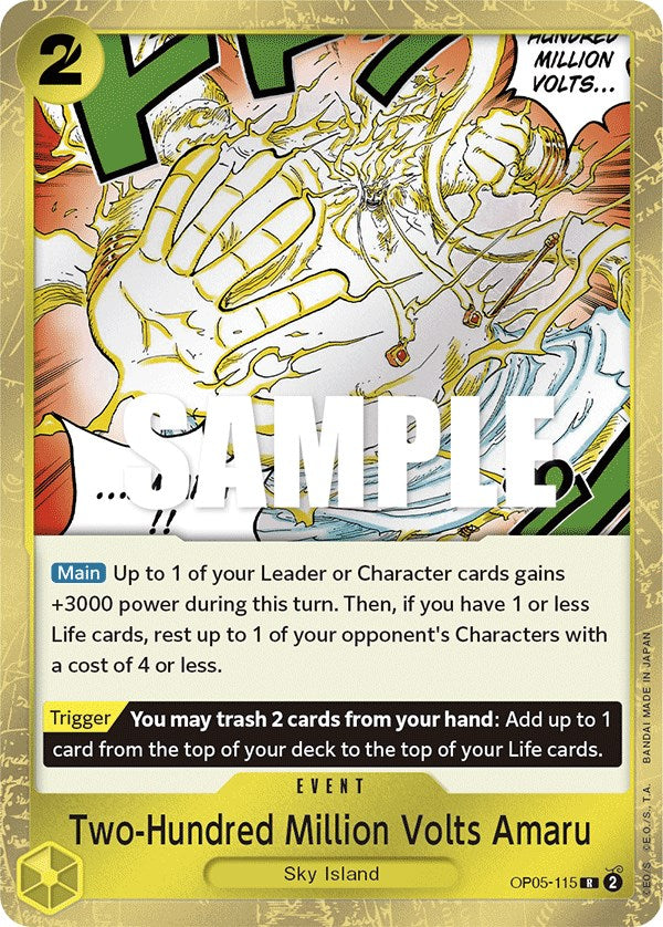 Two-Hundred Million Volts Amaru [Awakening of the New Era] | Shuffle n Cut Hobbies & Games
