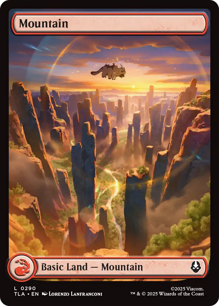 Mountain (290) [Avatar: The Last Airbender] | Shuffle n Cut Hobbies & Games