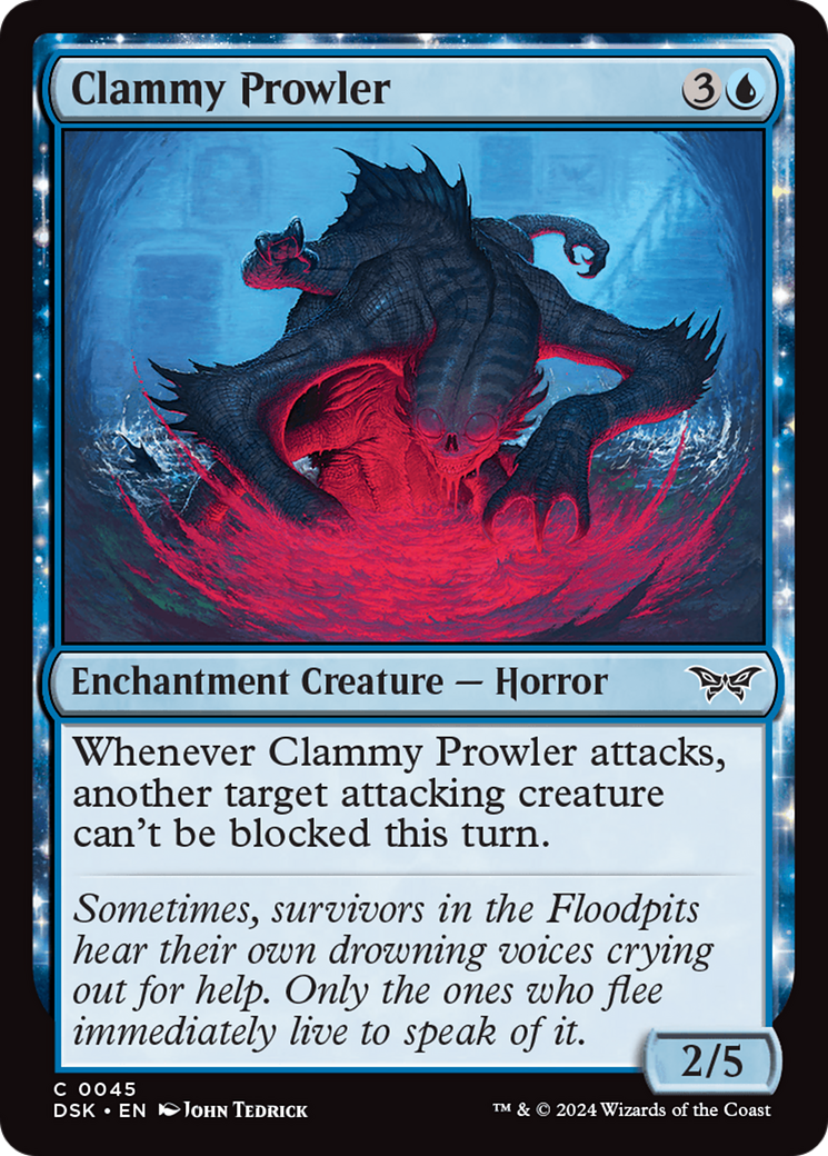 Clammy Prowler [Duskmourn: House of Horror] | Shuffle n Cut Hobbies & Games