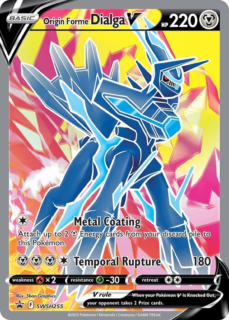 Origin Forme Dialga V (SWSH255) [Sword & Shield: Black Star Promos] | Shuffle n Cut Hobbies & Games