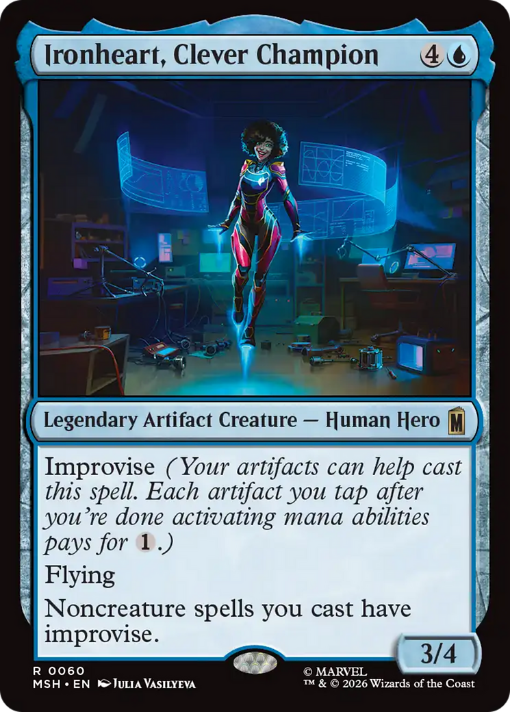 Ironheart, Clever Champion [Marvel Super Heroes] | Shuffle n Cut Hobbies & Games