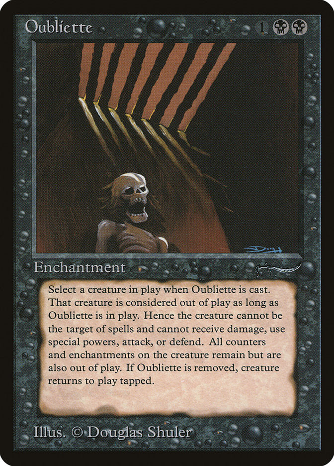 Oubliette (Dark Mana Cost) [Arabian Nights] | Shuffle n Cut Hobbies & Games