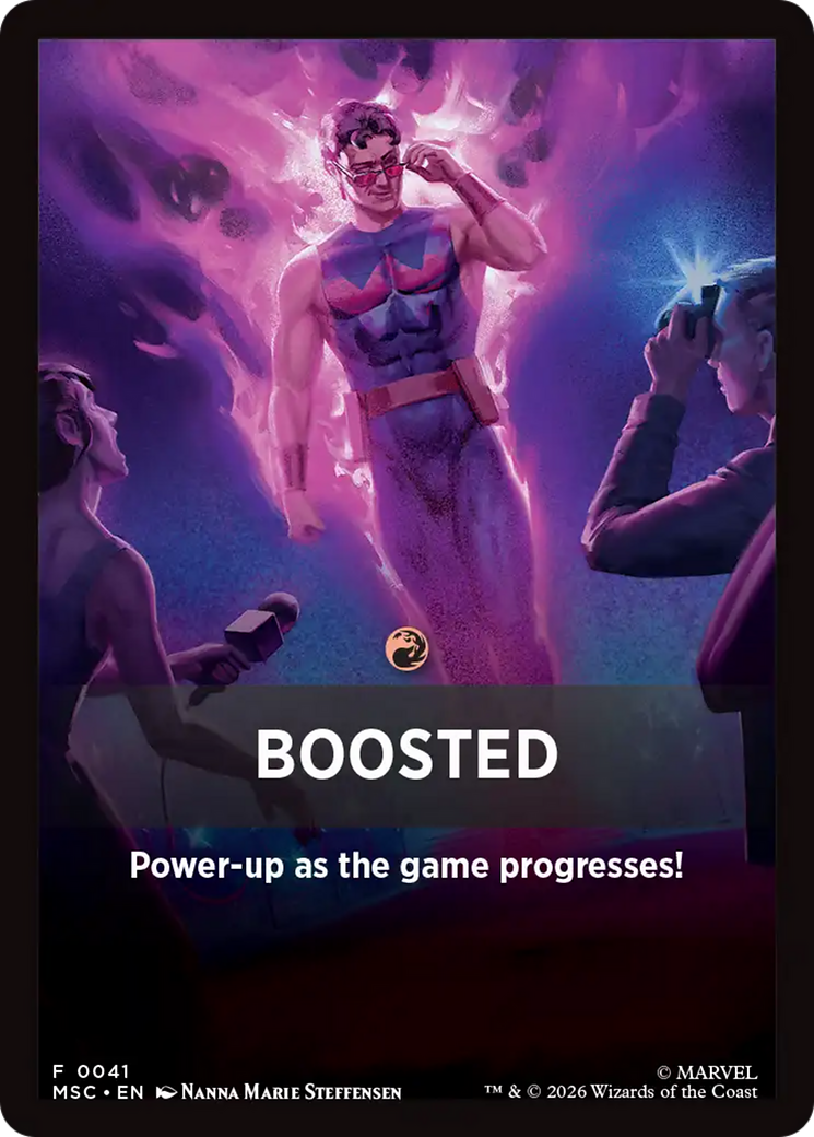 Boosted Theme Card [Marvel Super Heroes Commander] | Shuffle n Cut Hobbies & Games