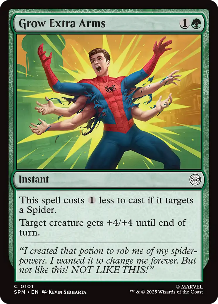 Grow Extra Arms [Marvel's Spider-Man] | Shuffle n Cut Hobbies & Games