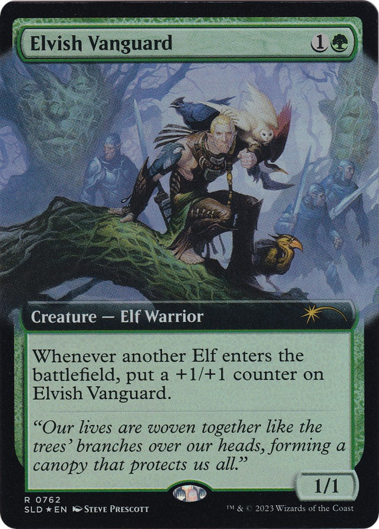 Elvish Vanguard (Extended Art) [Secret Lair Drop Series] | Shuffle n Cut Hobbies & Games