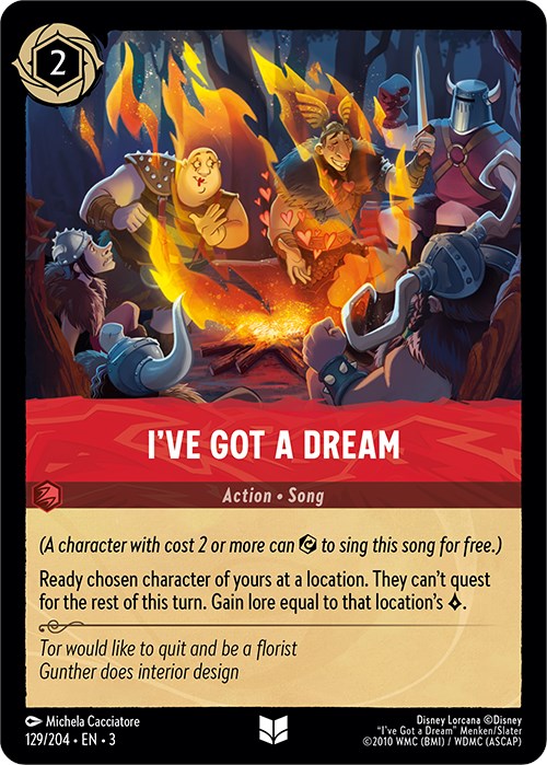 I've Got a Dream (129/204) [Into the Inklands] | Shuffle n Cut Hobbies & Games