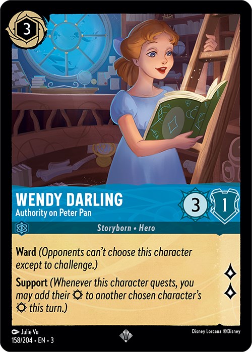 Wendy Darling - Authority on Peter Pan (158/204) [Into the Inklands] | Shuffle n Cut Hobbies & Games