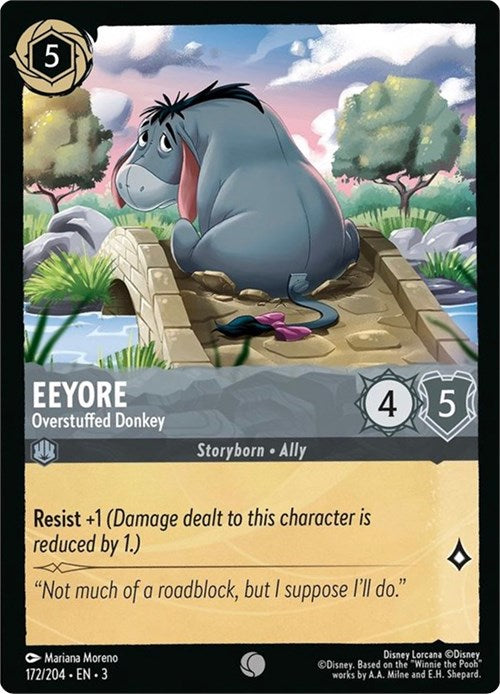 Eeyore - Overstuffed Donkey (172/204) [Into the Inklands] | Shuffle n Cut Hobbies & Games