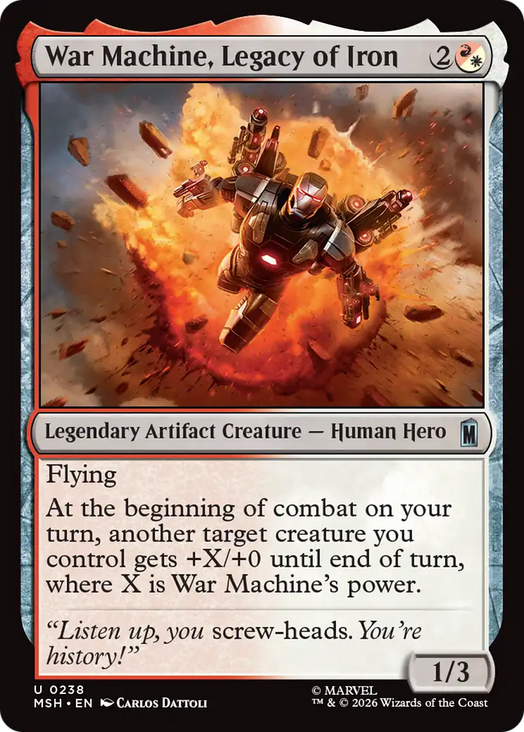 War Machine, Legacy of Iron [Marvel Super Heroes] | Shuffle n Cut Hobbies & Games