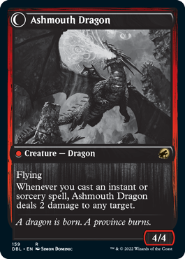 Smoldering Egg // Ashmouth Dragon [Innistrad: Double Feature] | Shuffle n Cut Hobbies & Games