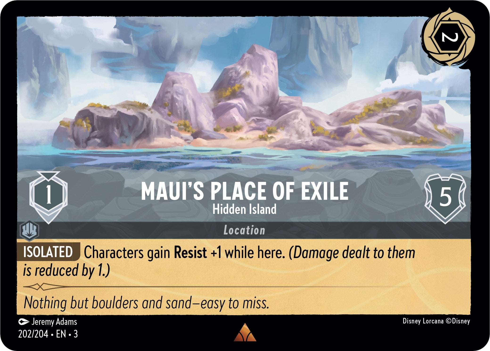 Maui's Place of Exile - Hidden Island (202/204) [Into the Inklands] | Shuffle n Cut Hobbies & Games