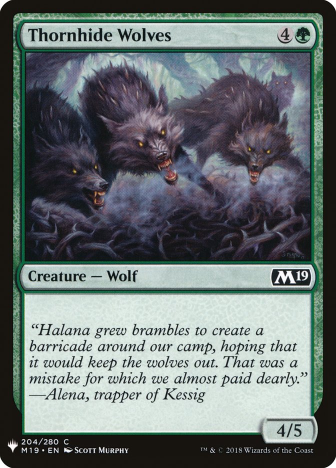 Thornhide Wolves [Mystery Booster] | Shuffle n Cut Hobbies & Games