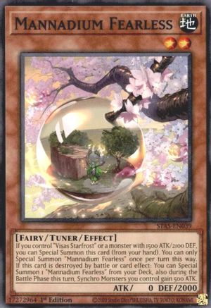 Mannadium Fearless [STAS-EN039] Common | Shuffle n Cut Hobbies & Games