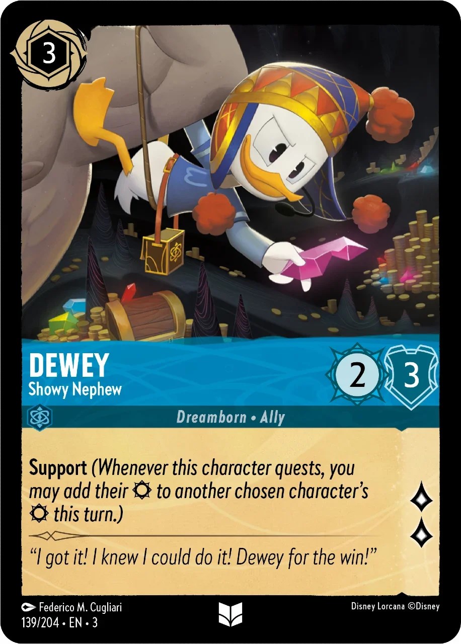 Dewey - Showy Nephew (139/204) [Into the Inklands] | Shuffle n Cut Hobbies & Games