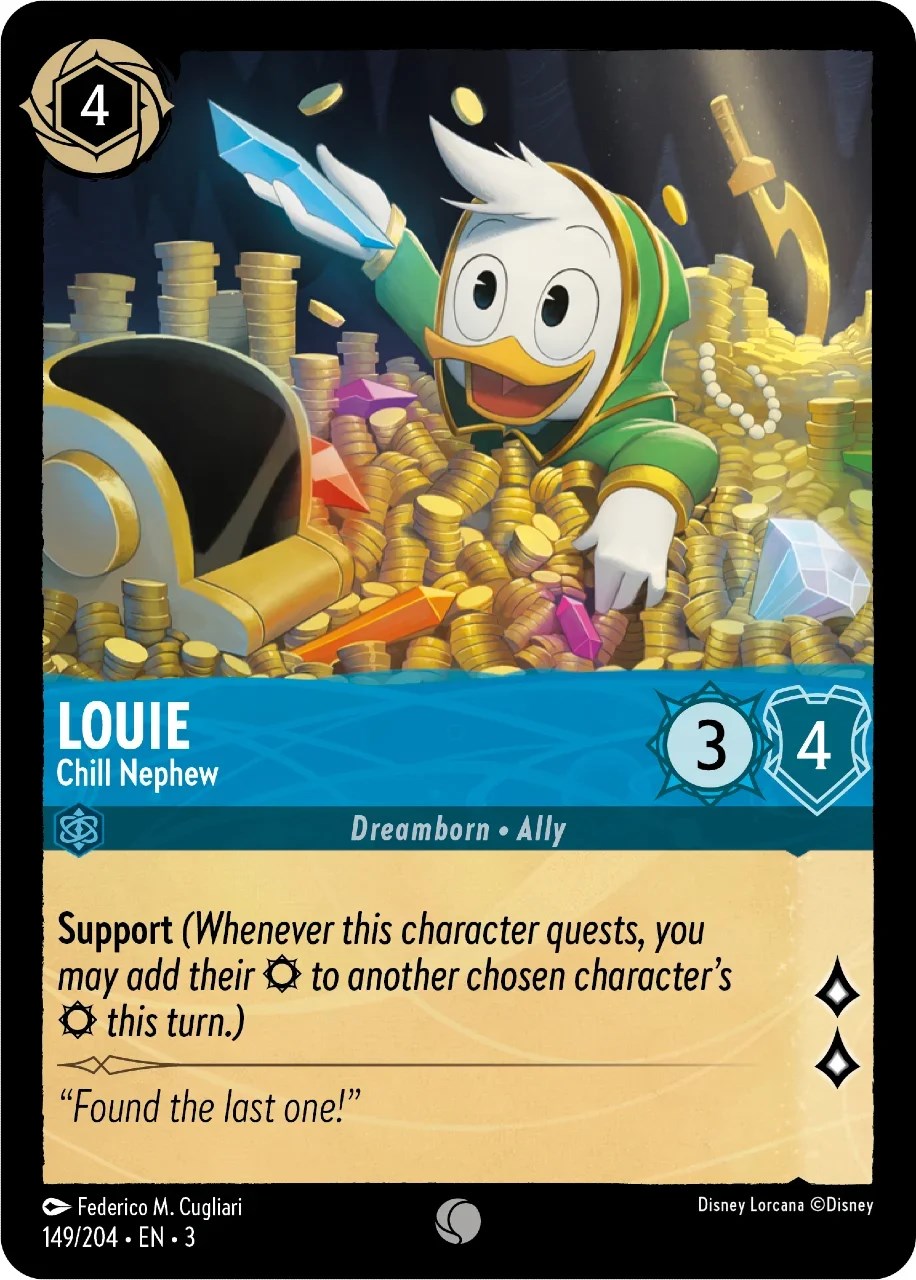 Louie - Chill Nephew (149/204) [Into the Inklands] | Shuffle n Cut Hobbies & Games