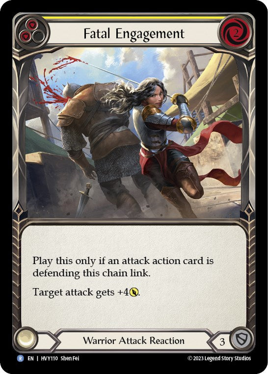 Fatal Engagement (Yellow) [HVY110] (Heavy Hitters) | Shuffle n Cut Hobbies & Games