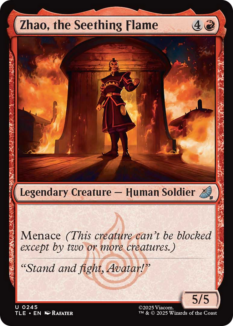 Zhao, the Seething Flame [Avatar: The Last Airbender: Eternal-Legal] | Shuffle n Cut Hobbies & Games