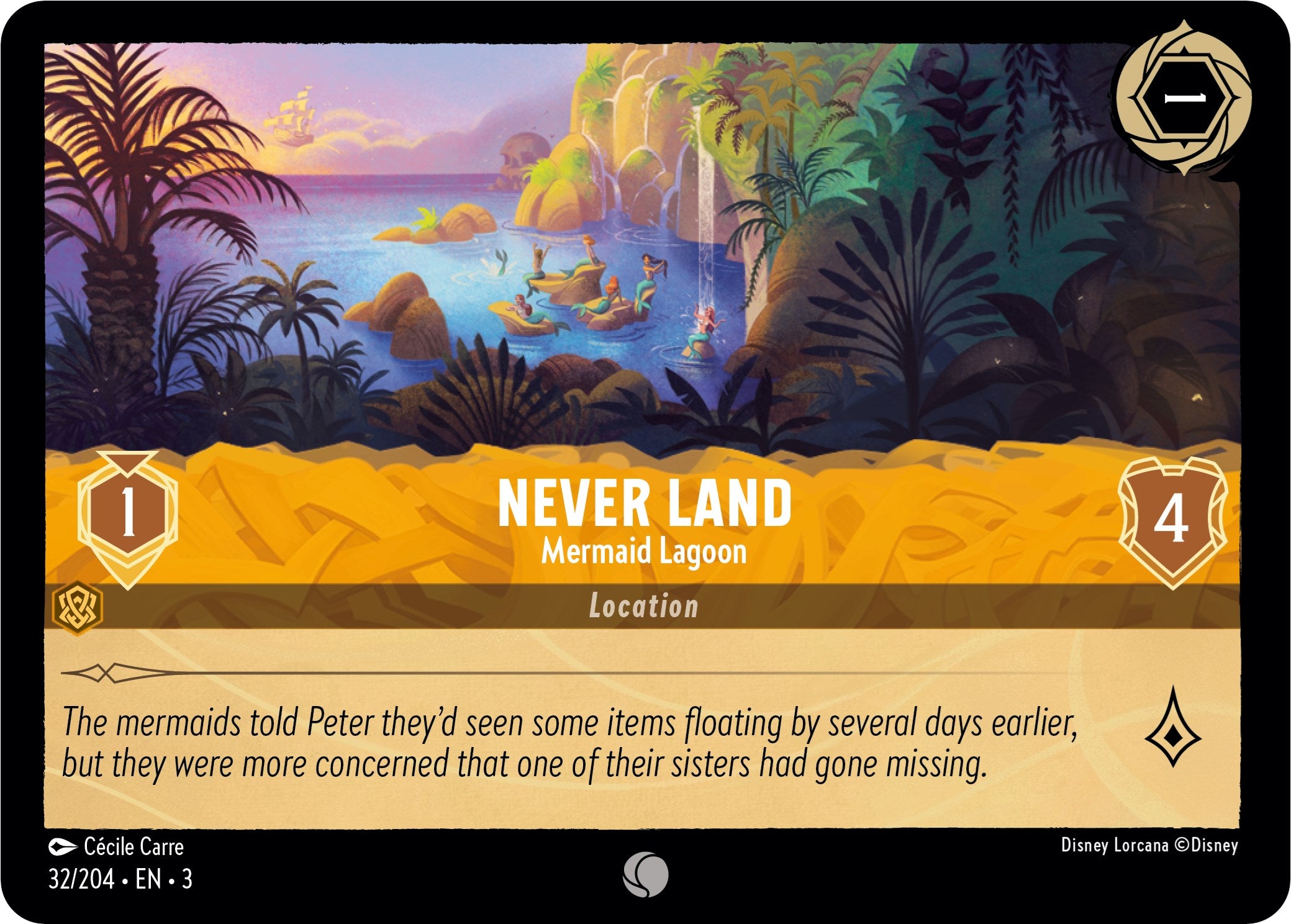 Never Land - Mermaid Lagoon (32/204) [Into the Inklands] | Shuffle n Cut Hobbies & Games