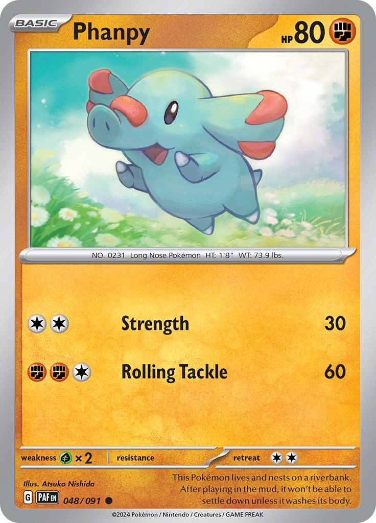 Phanpy (048/091) [Scarlet & Violet: Paldean Fates] | Shuffle n Cut Hobbies & Games