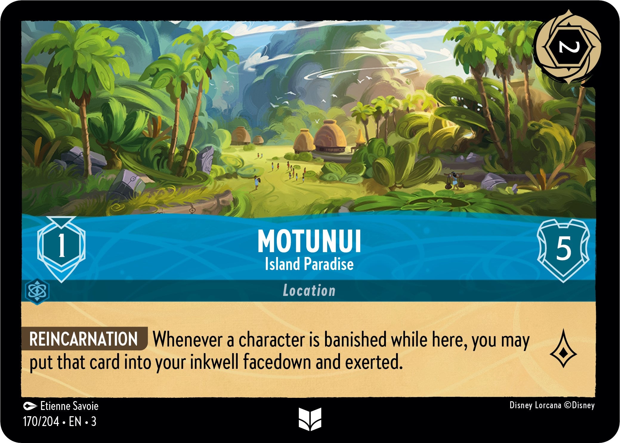 Motunui - Island Paradise (170/204) [Into the Inklands] | Shuffle n Cut Hobbies & Games