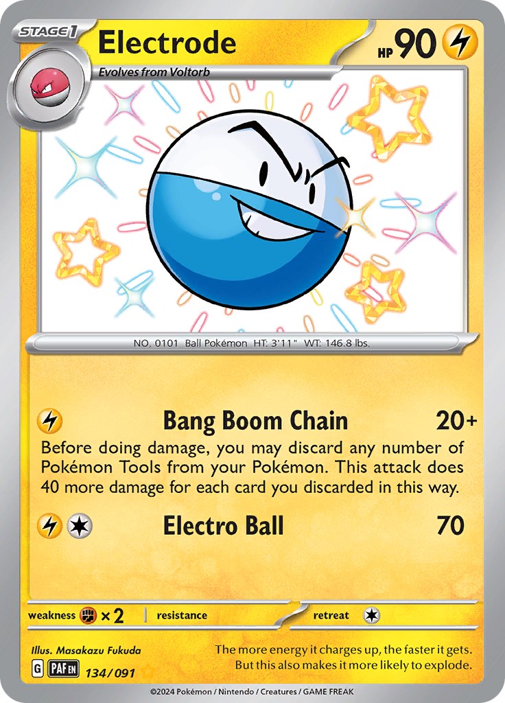 Electrode (134/091) [Scarlet & Violet: Paldean Fates] | Shuffle n Cut Hobbies & Games