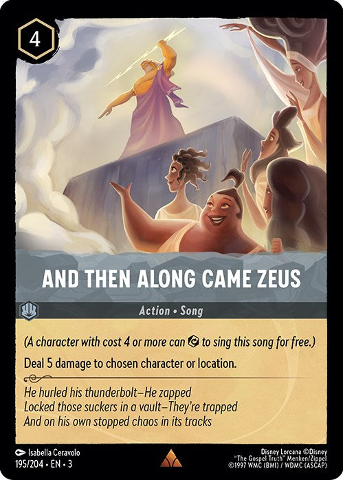 And Then Along Came Zeus (195/204) [Into the Inklands] | Shuffle n Cut Hobbies & Games