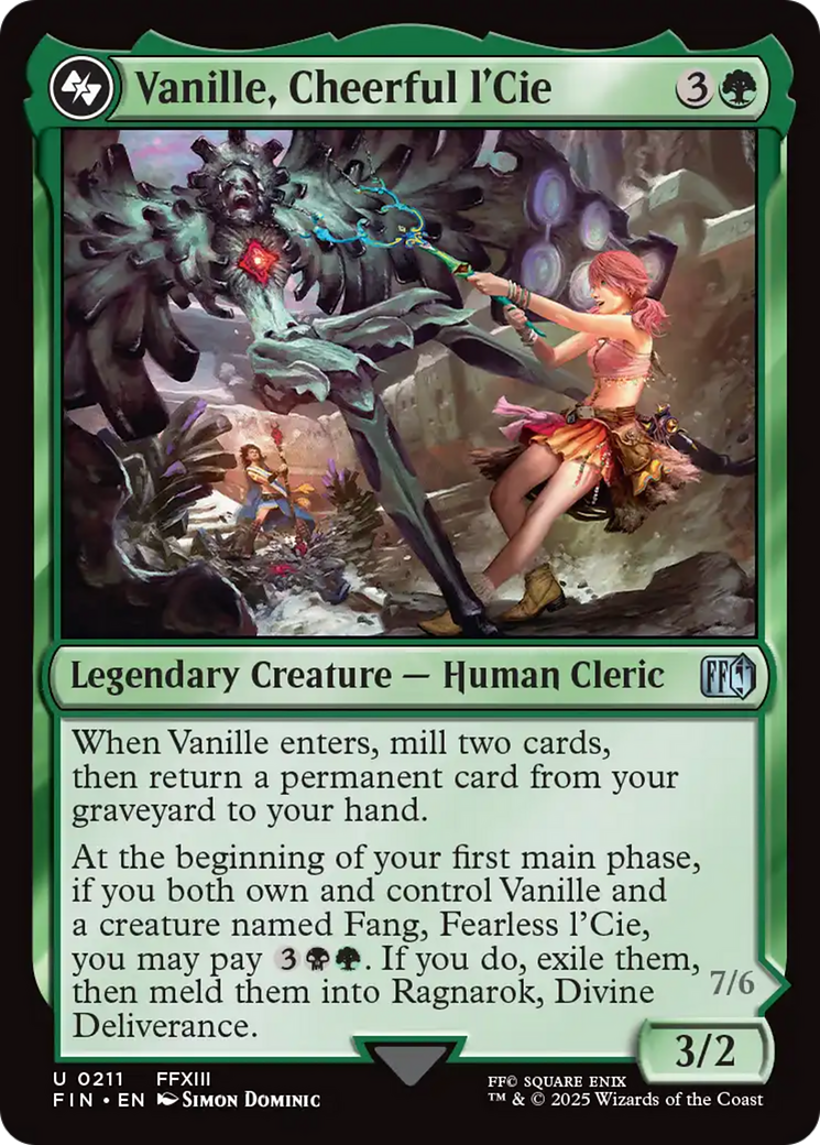 Vanille, Cheerful l'Cie // Ragnarok, Divine Deliverance [FINAL FANTASY] | Shuffle n Cut Hobbies & Games