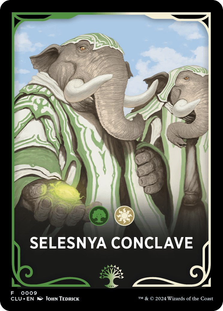 Selesnya Conclave Theme Card [Ravnica: Clue Edition Tokens] | Shuffle n Cut Hobbies & Games