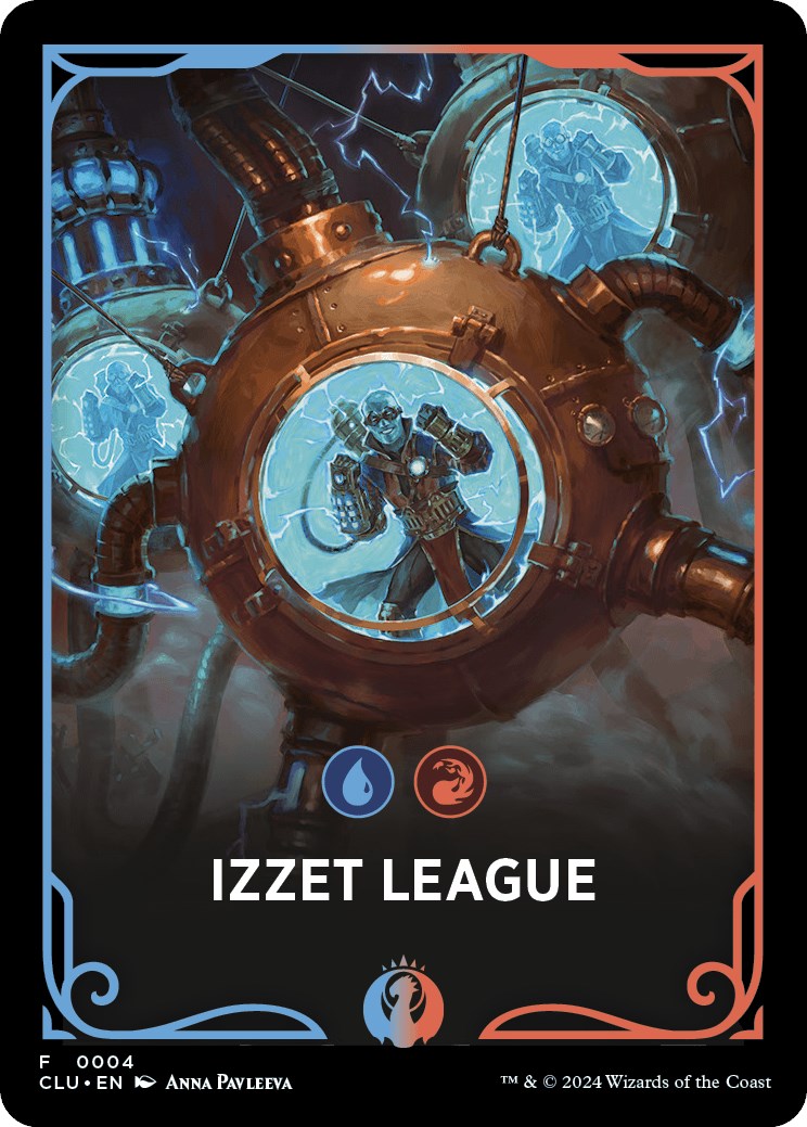 Izzet League Theme Card [Ravnica: Clue Edition Tokens] | Shuffle n Cut Hobbies & Games
