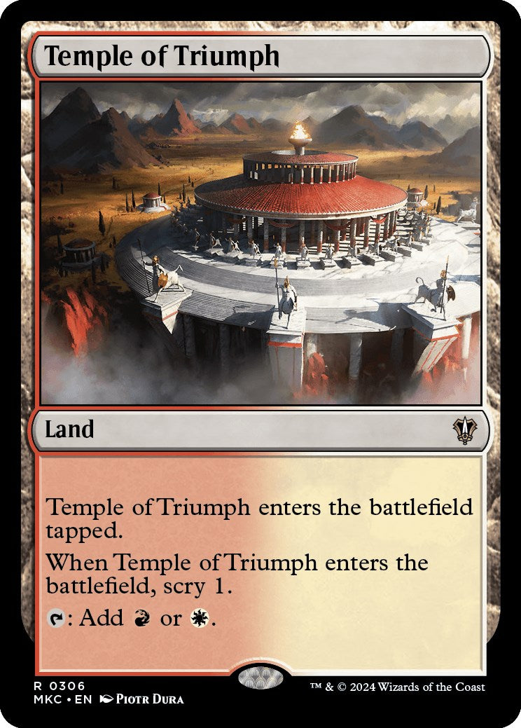 Temple of Triumph [Murders at Karlov Manor Commander] | Shuffle n Cut Hobbies & Games