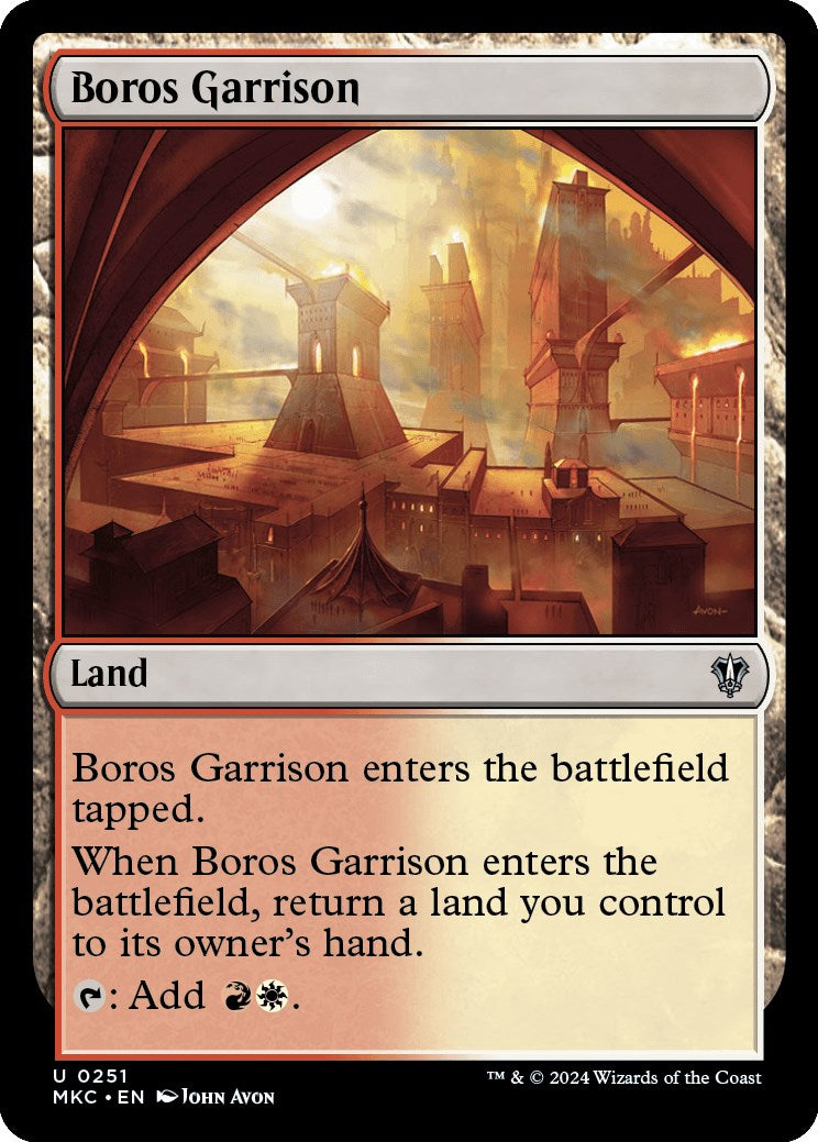 Boros Garrison [Murders at Karlov Manor Commander] | Shuffle n Cut Hobbies & Games