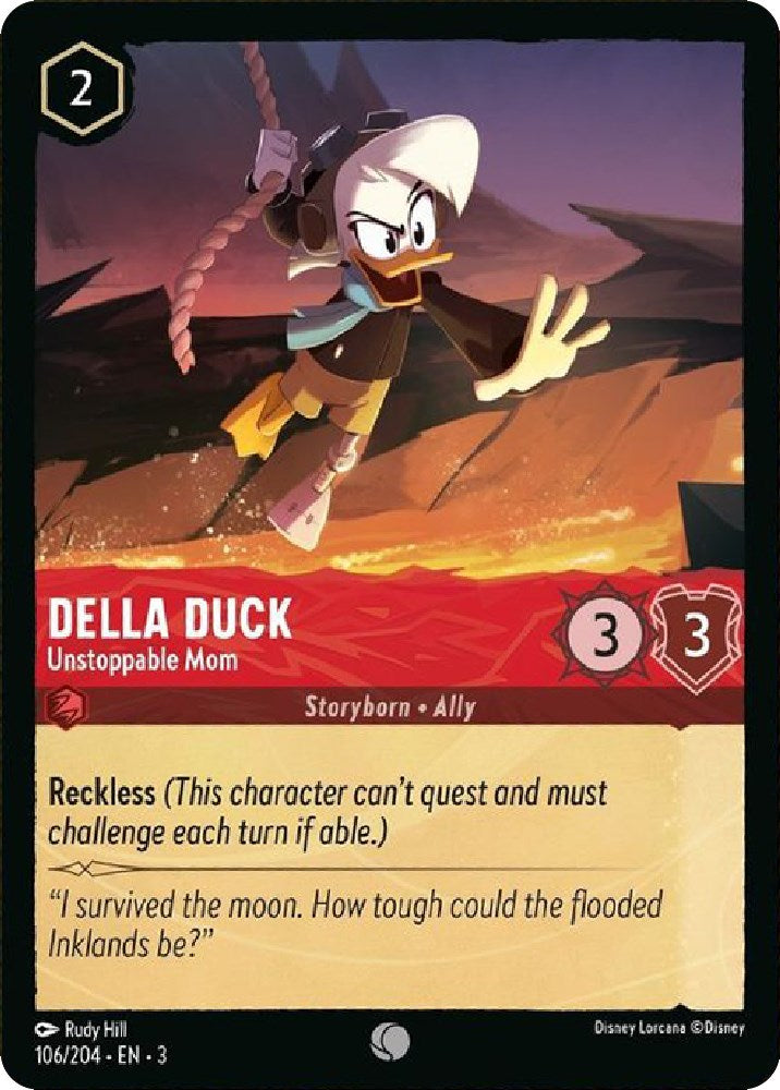 Della Duck - Unstoppable Mom (106/204) [Into the Inklands] | Shuffle n Cut Hobbies & Games