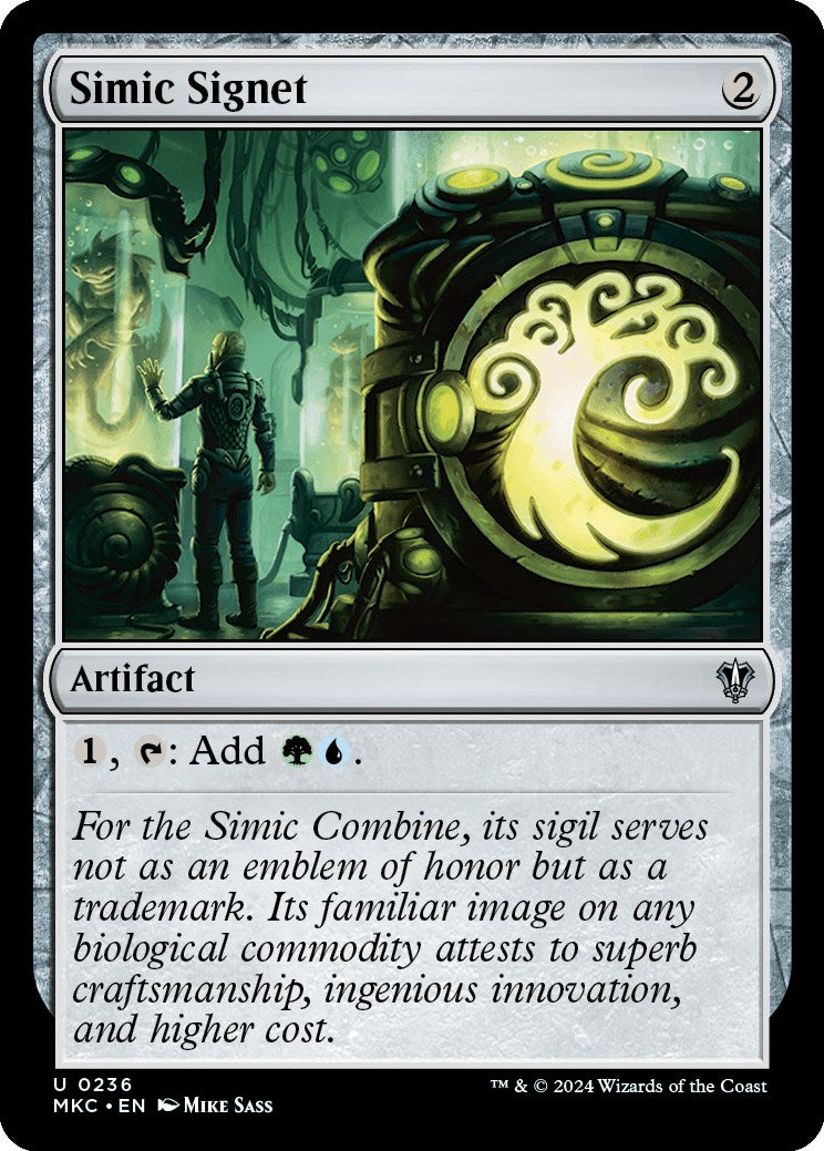 Simic Signet [Murders at Karlov Manor Commander] | Shuffle n Cut Hobbies & Games