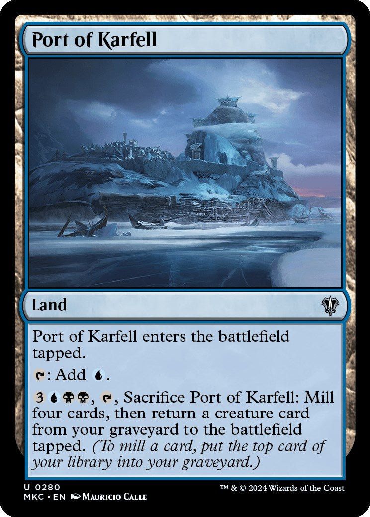 Port of Karfell [Murders at Karlov Manor Commander] | Shuffle n Cut Hobbies & Games