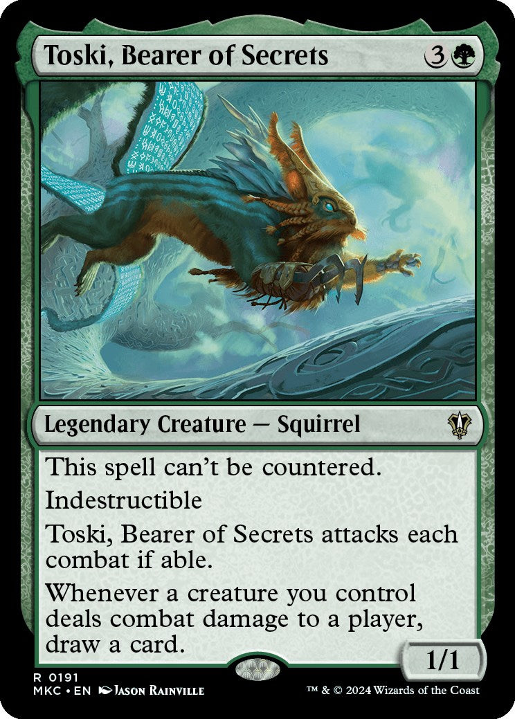 Toski, Bearer of Secrets [Murders at Karlov Manor Commander] | Shuffle n Cut Hobbies & Games