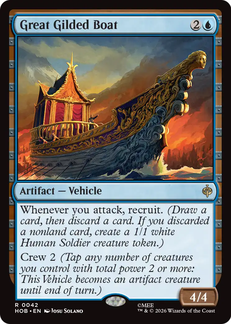 Great Gilded Boat [The Hobbit] | Shuffle n Cut Hobbies & Games