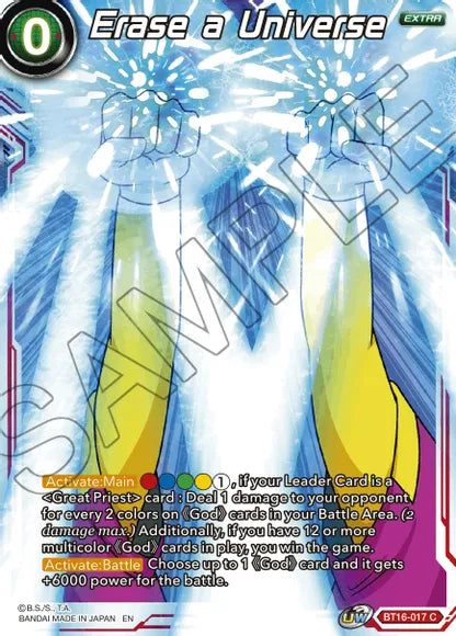 Erase a Universe (BT16-017) [Realm of the Gods] | Shuffle n Cut Hobbies & Games