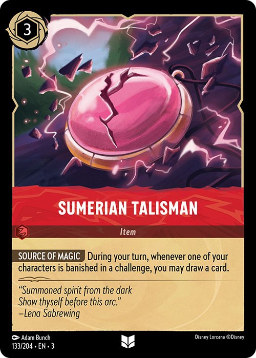Sumerian Talisman (133/204) [Into the Inklands] | Shuffle n Cut Hobbies & Games