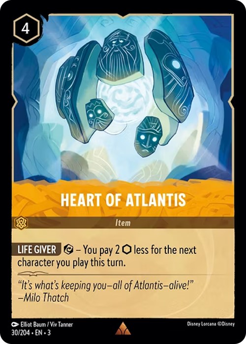 Heart of Atlantis (30/204) [Into the Inklands] | Shuffle n Cut Hobbies & Games