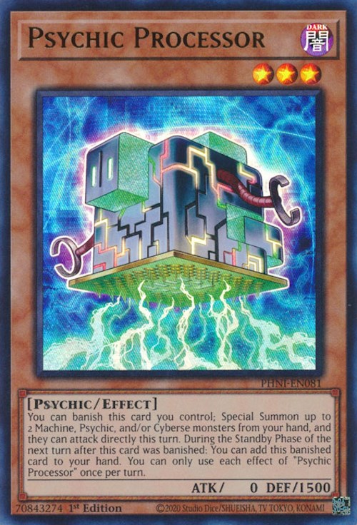 Psychic Processor [PHNI-EN081] Ultra Rare | Shuffle n Cut Hobbies & Games