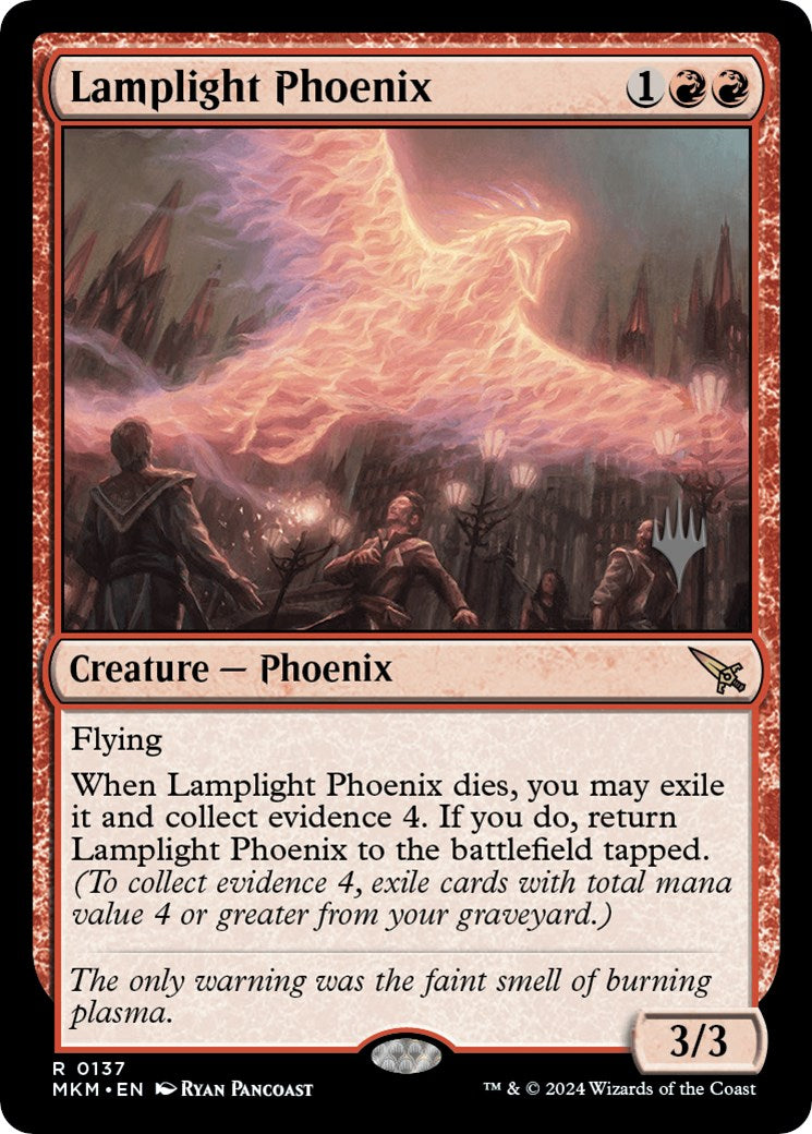 Lamplight Phoenix (Promo Pack) [Murders at Karlov Manor Promos] | Shuffle n Cut Hobbies & Games