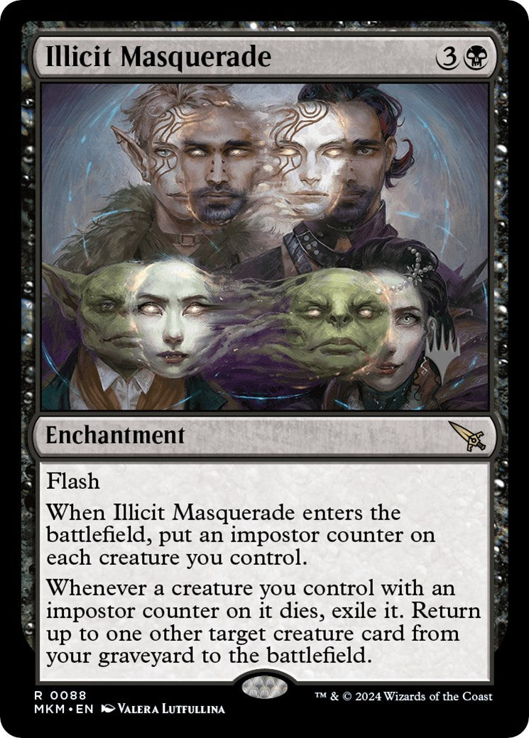 Illicit Masquerade (Promo Pack) [Murders at Karlov Manor Promos] | Shuffle n Cut Hobbies & Games
