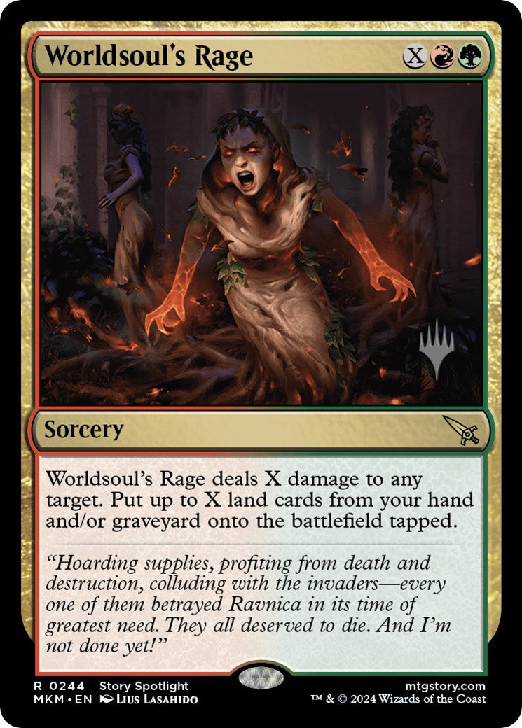 Worldsoul's Rage (Promo Pack) [Murders at Karlov Manor Promos] | Shuffle n Cut Hobbies & Games