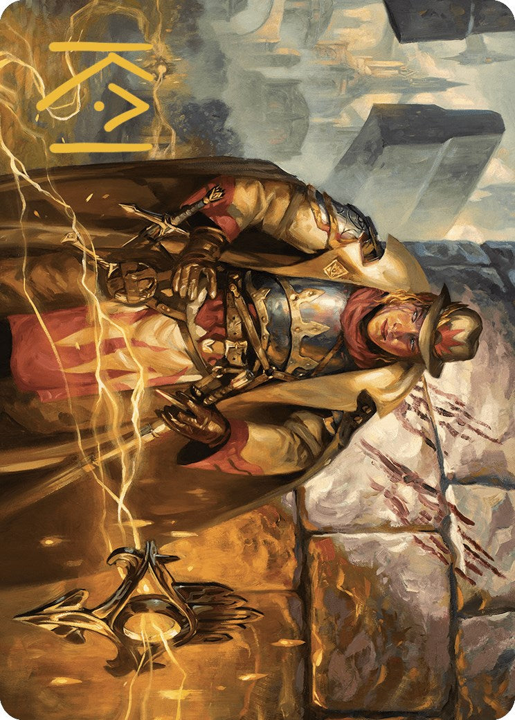 Tenth District Hero Art Card (Gold-Stamped Signature) [Murders at Karlov Manor Art Series] | Shuffle n Cut Hobbies & Games