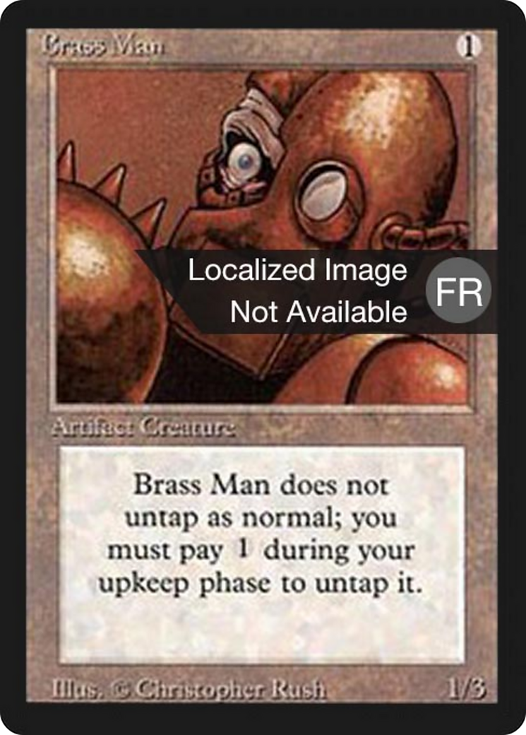 Brass Man [Foreign Black Border] | Shuffle n Cut Hobbies & Games