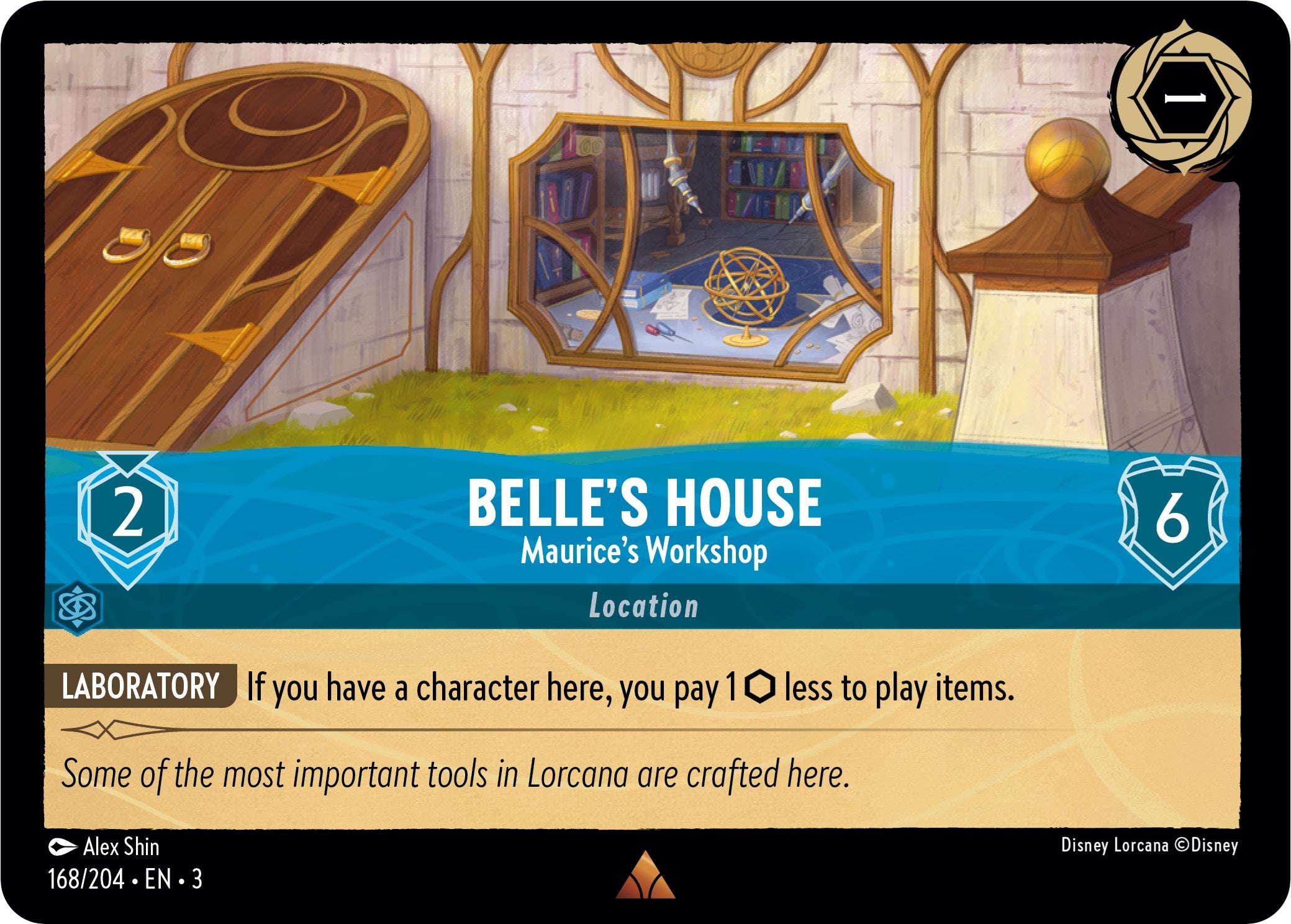 Belle's House - Maurice's Workshop (168/204) [Into the Inklands] | Shuffle n Cut Hobbies & Games