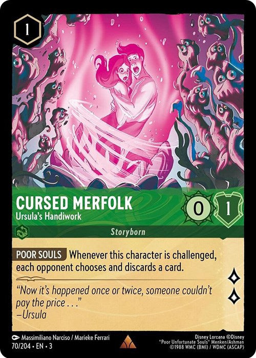Cursed Merfolk - Ursula's Handiwork (70/204) [Into the Inklands] | Shuffle n Cut Hobbies & Games