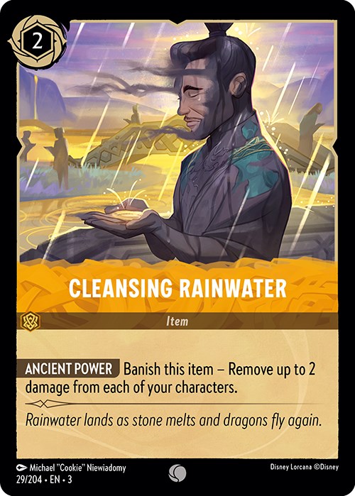 Cleansing Rainwater (29/204) [Into the Inklands] | Shuffle n Cut Hobbies & Games