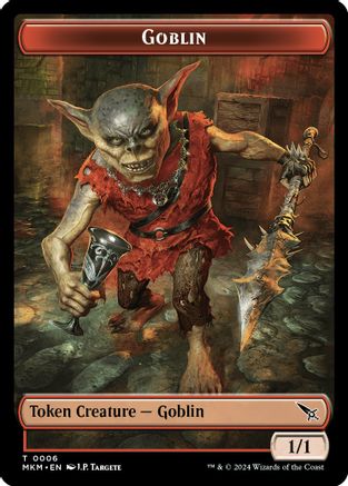 Goblin Token [Murders at Karlov Manor Tokens] | Shuffle n Cut Hobbies & Games