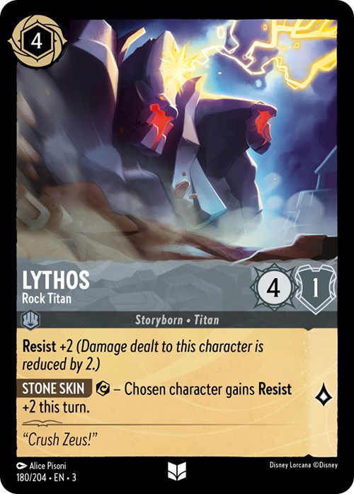 Lythos - Rock Titan (180/204) [Into the Inklands] | Shuffle n Cut Hobbies & Games